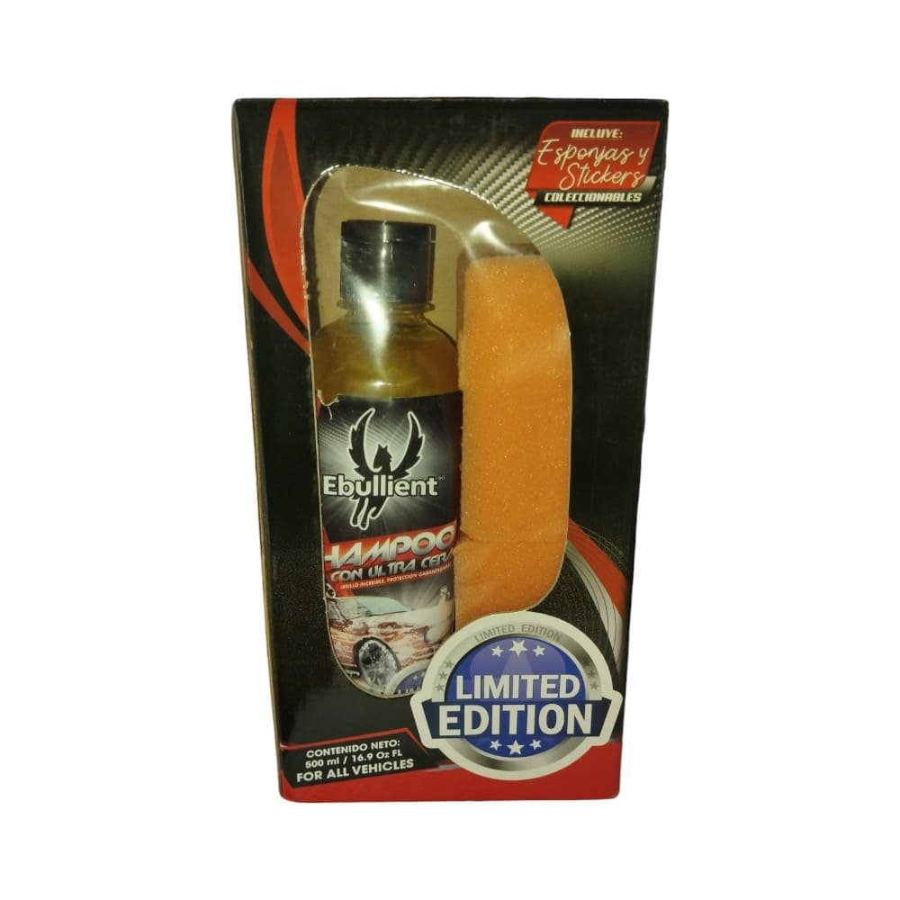 EDICION LIMITADA SHAMPOO CON ULTRA CERA PACK 500 ML