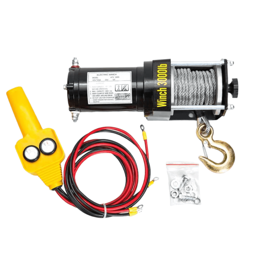 WINCH ELECTRICO DE 12 V 6000 LIBRAS