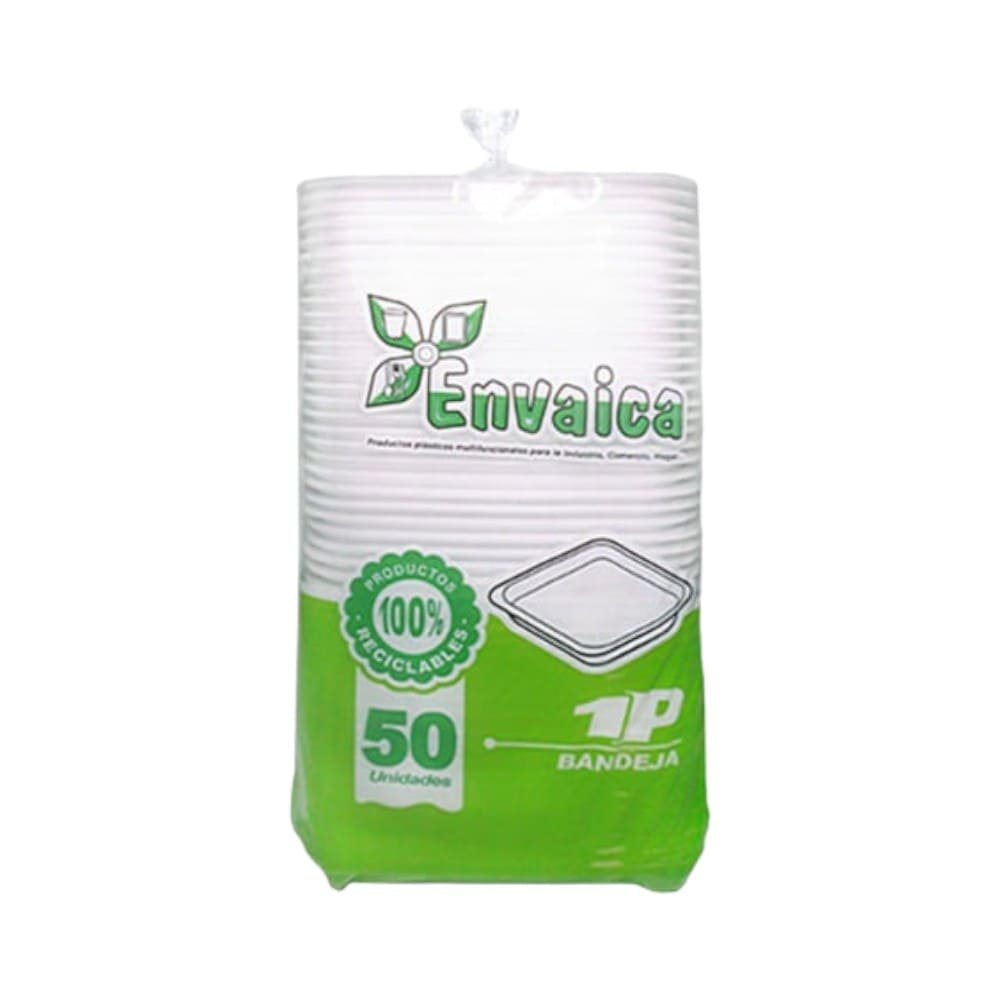 BANDEJA ENVAICA FOAM DE 50 UNIDADES