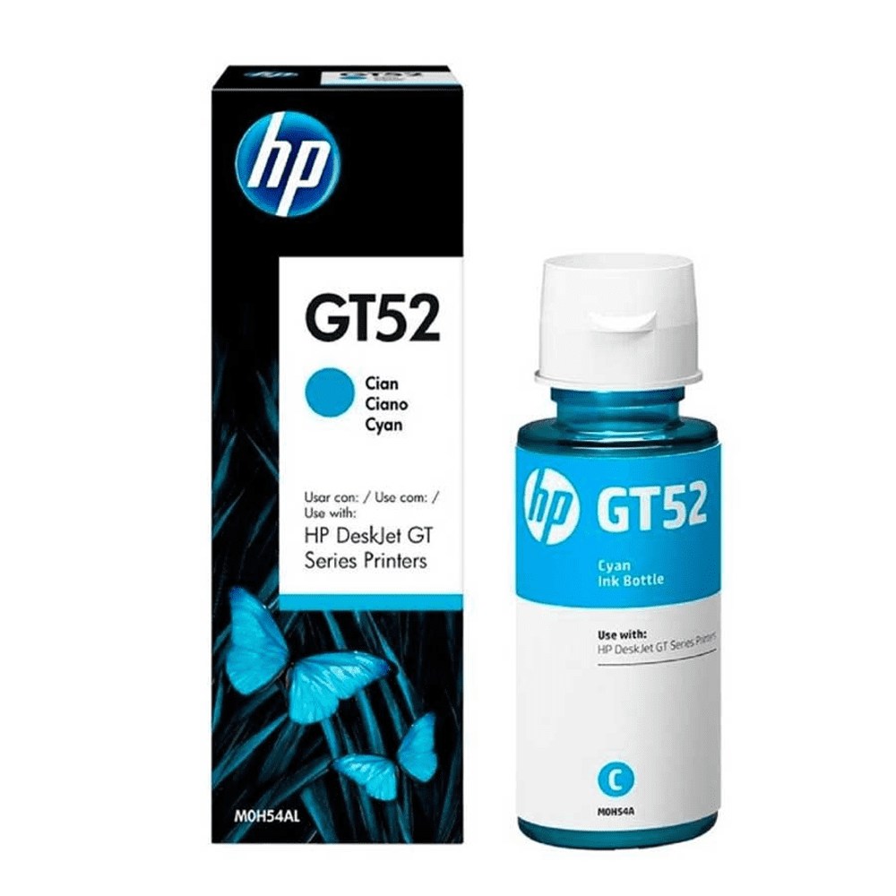 TINTA HP INK M0H54AL GT52 CYAN 70ML