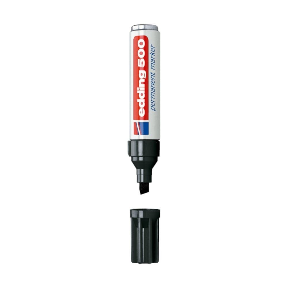 MARCADOR EDDING PERMANENTE 500 BISELADO NEGRO