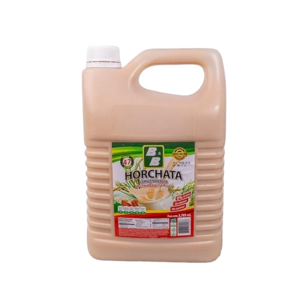 B&B CONCENTRADO HORCHATA 3.78 LITROS 1 GALÓN