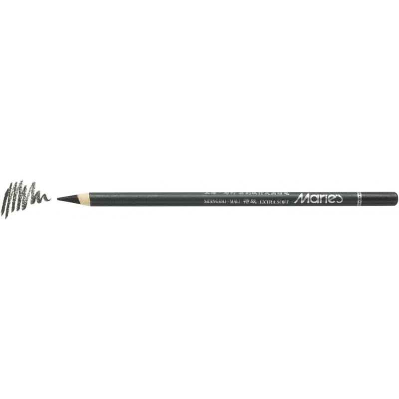 LAPIZ CARBONCILLO MARIES C7346 CRAYON EXTRA SUAVE