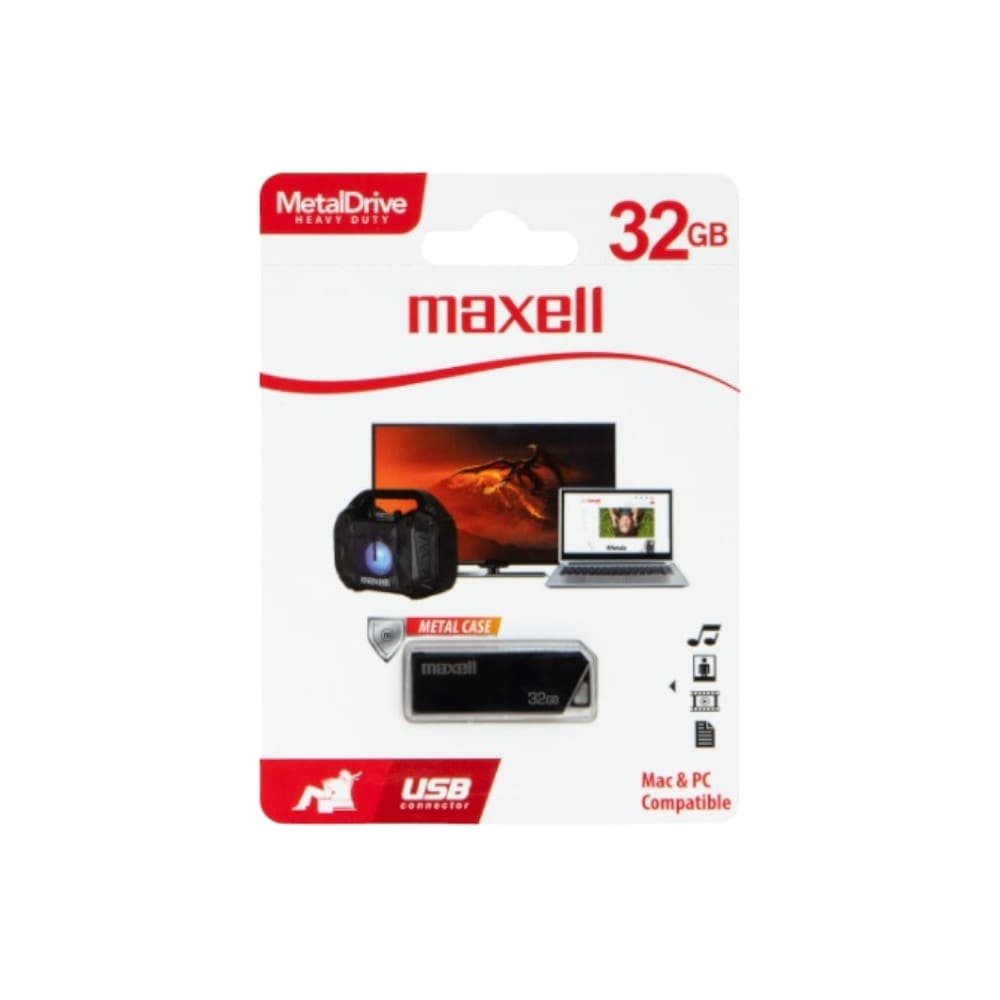 MEMORIA USB MAXELL 32GB METAL CASE