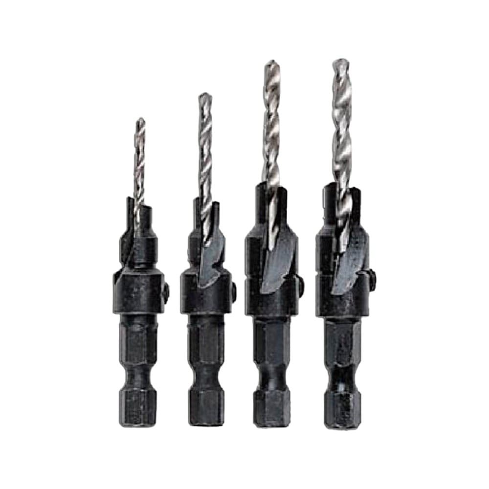 BROCA ENCAMINADORA PARA MADERA 4 PIEZAS TACTIX
