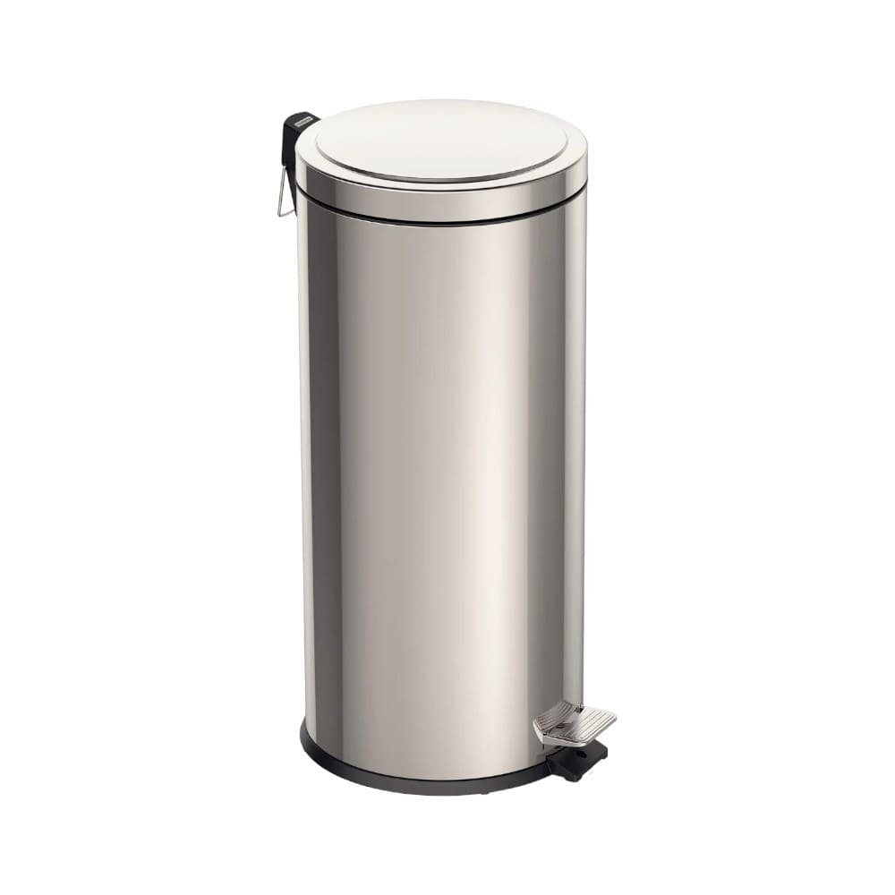 BASURERO CON PEDAL 30 LITROS ACERO INOXIDABLE TRAMONTINA