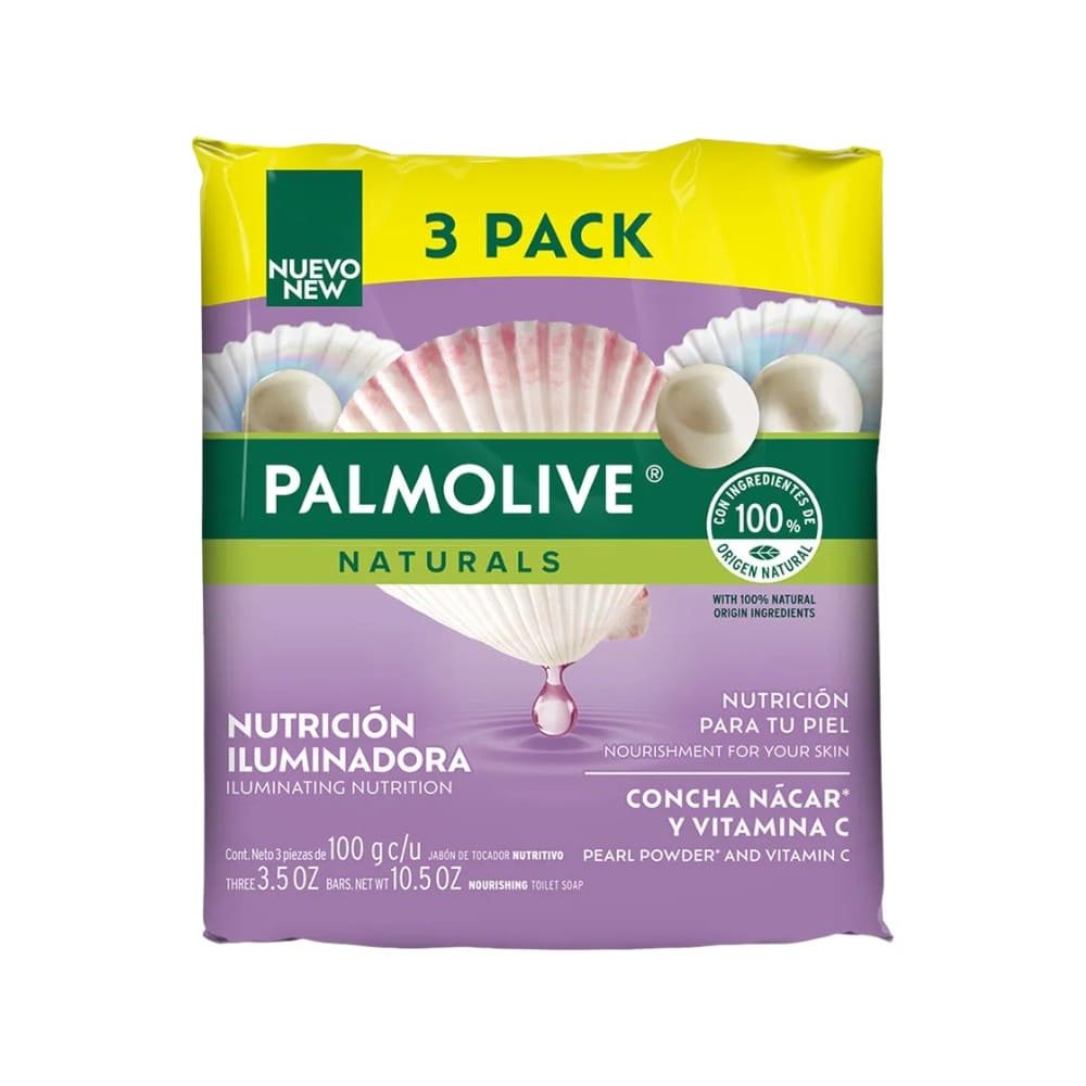 JABON PASTILLA TONO PERFECTO PALMOLIVE NATURAL 3 PACK