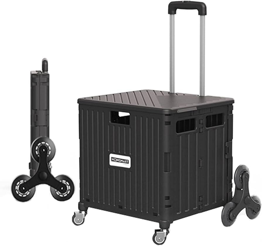 CARRETA PLEGABLE 43.5 X 48 X 45 CENTIMETROS NEGRO