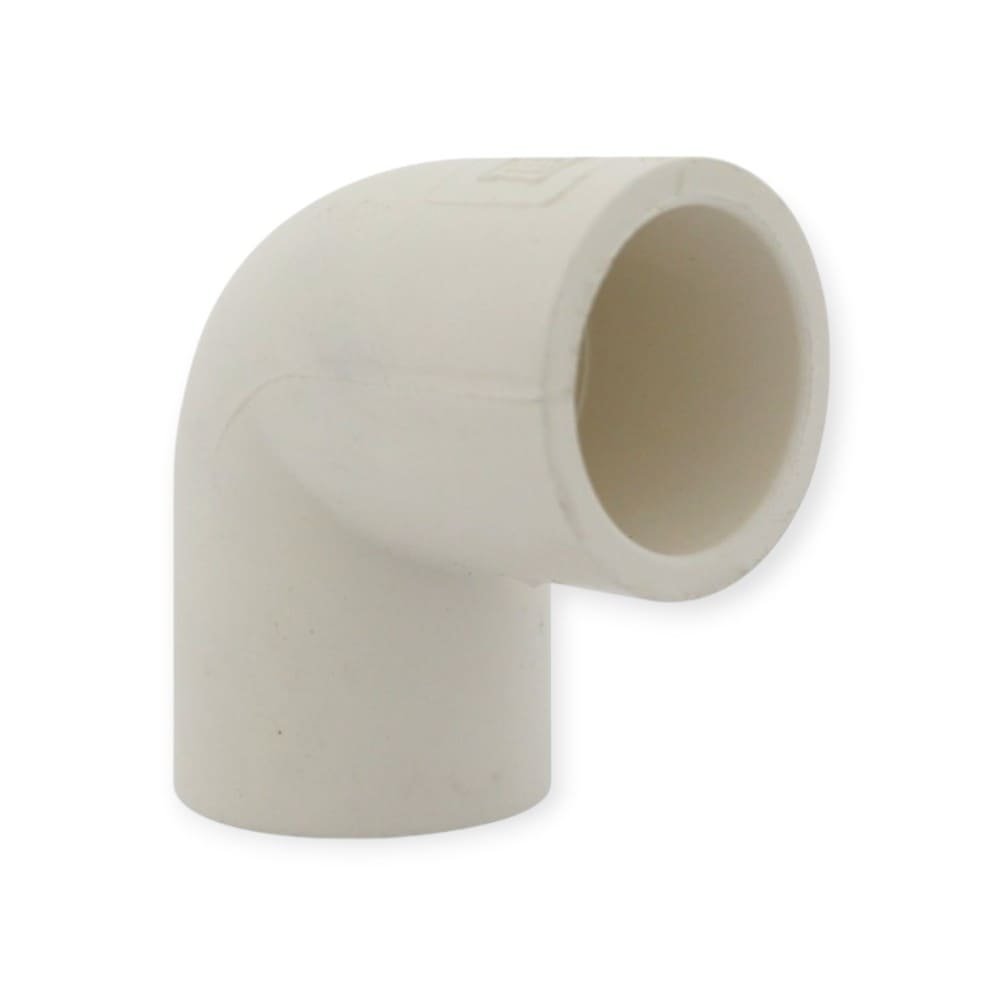 CODO 1/2 " A 90 ° LISO PVC