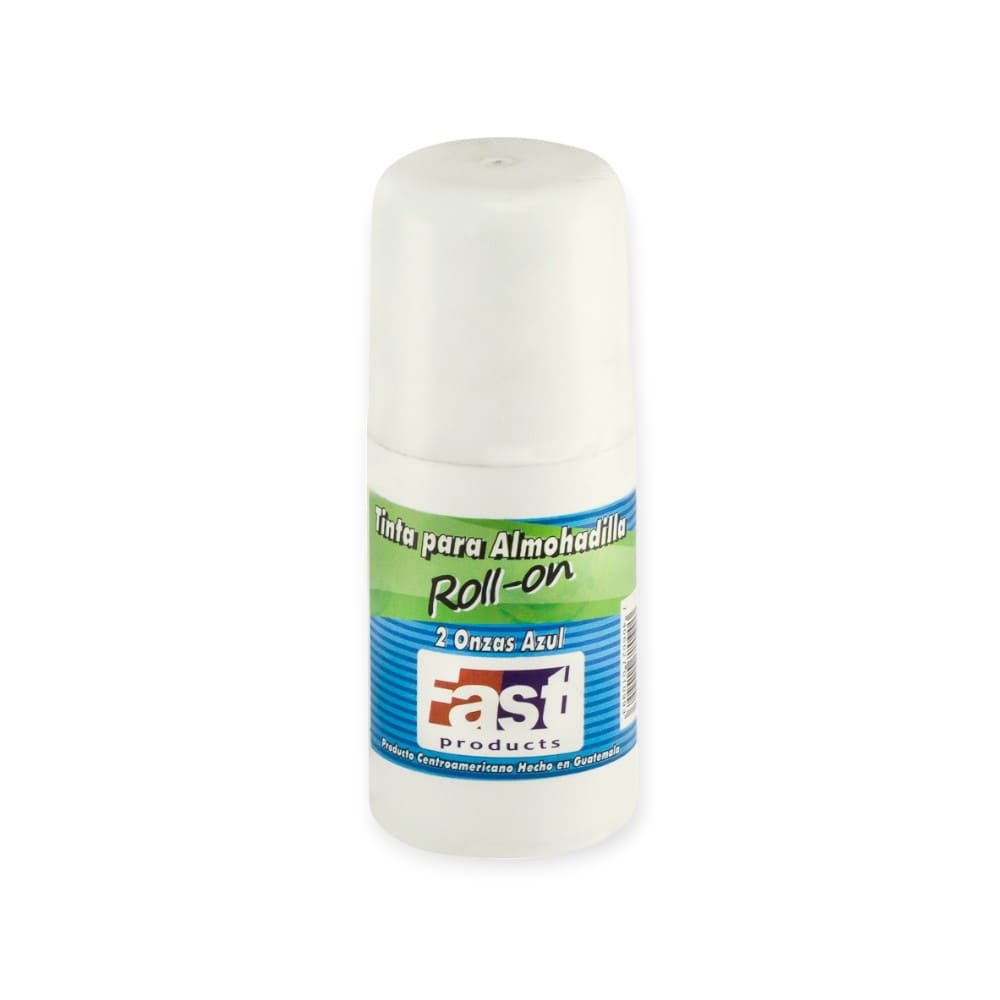TINTA PARA ALMOHADILLA FAST ROLL ON 2 ONZAS AZUL