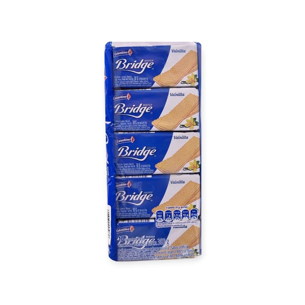 PAQUETE DE GALLETA BRIDGE 10 UNIDADES