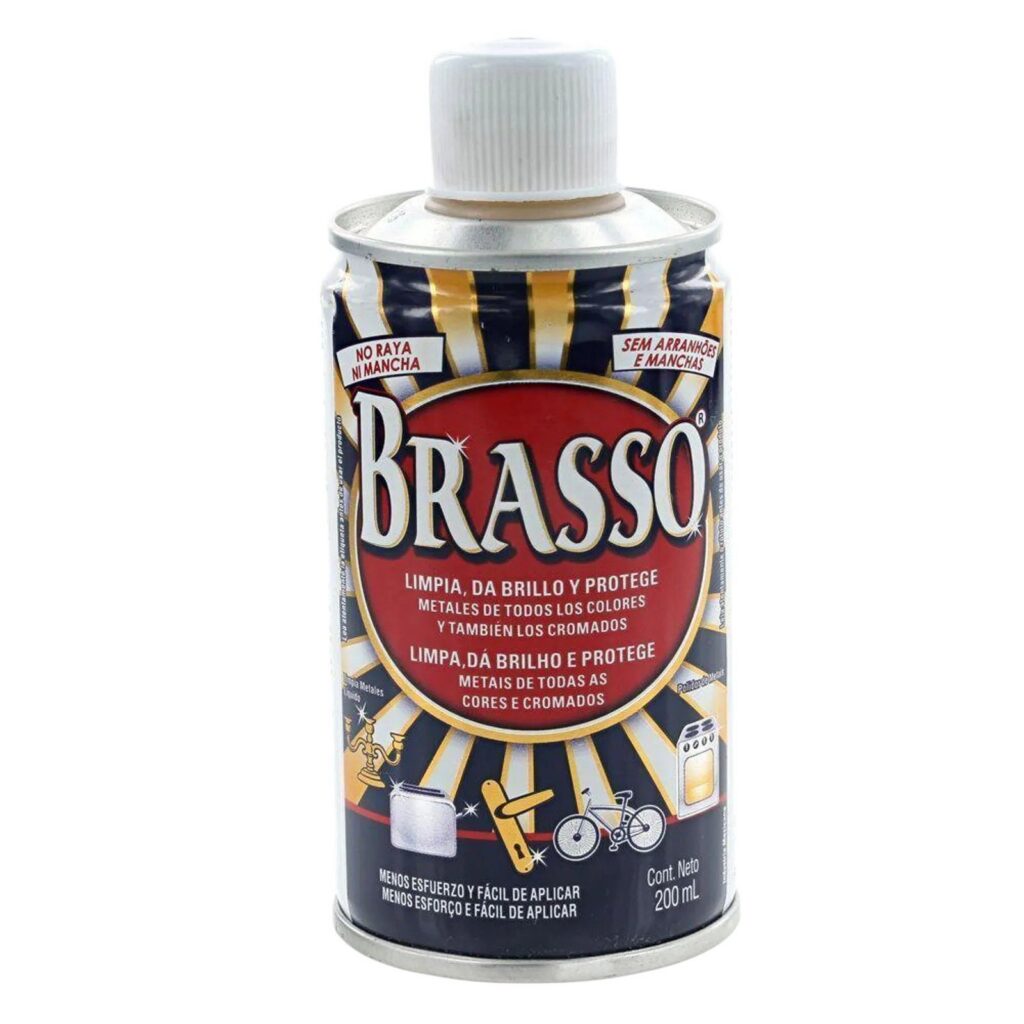 PULIDOR LÍQUIDO PARA METALES 200 ML BRASSO RECKITT