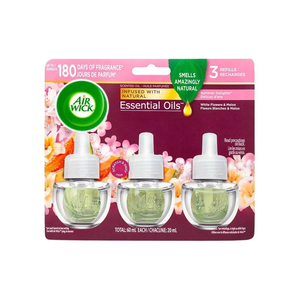 AROMATIZANTE SUMMER DELIGHTS AIR WICK REPUESTO 3 PACK