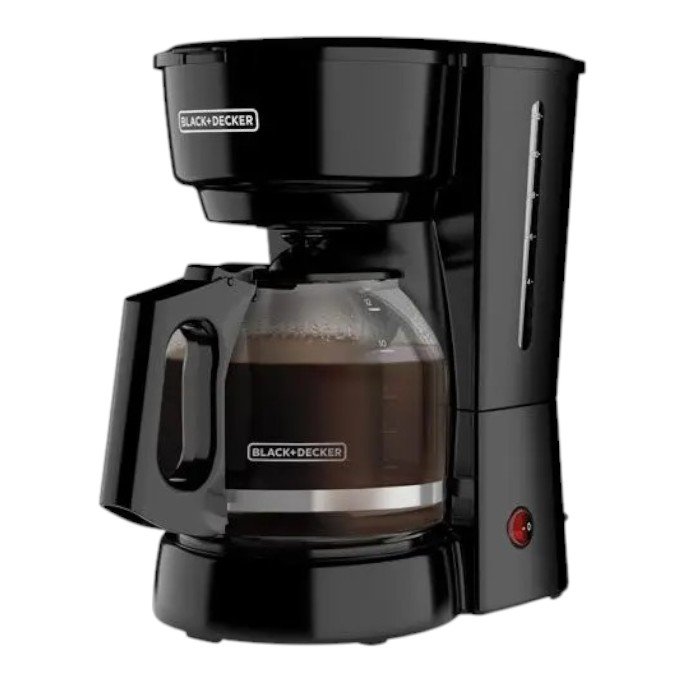 CAFETERA DE 12 TAZAS, FILTRO PERMANENTE, COLOR NEGRO BLACK+DECKER, CM0916B,