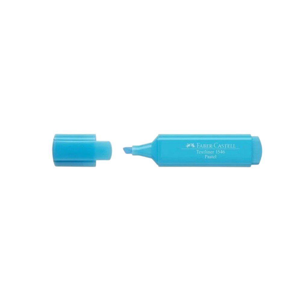 RESALTADOR FABER CASTELL 46 BX1 PASTEL CELESTE