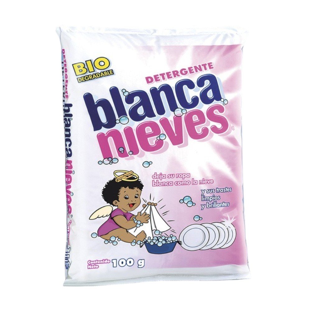 FARDO DE JABON EN POLVO BALNCA NIEVES 100 GRAMOS 100 UNI