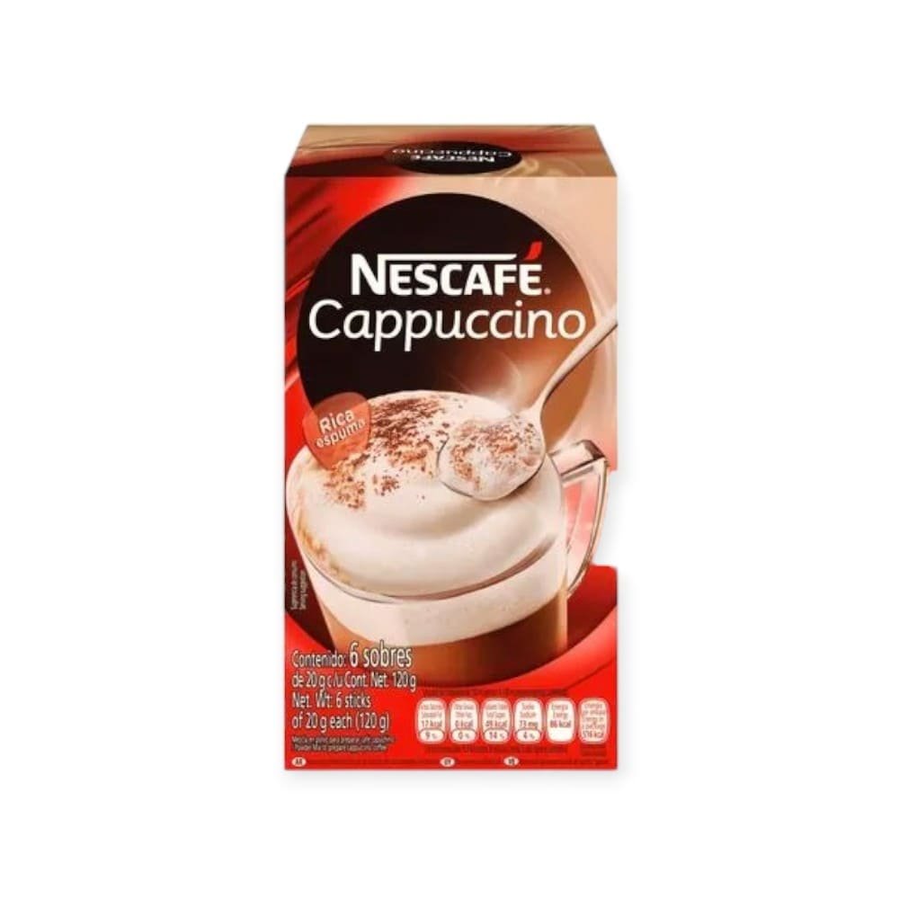 NESCAFÉ CAPPUCCINO ORIGINAL CAJA 6 SOBRES DE 20G