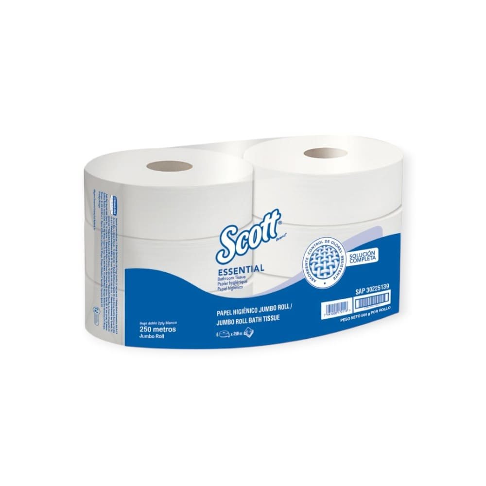 PAPEL HIGIENICO SCOTT BASIC 2 HOJA 6 X 250 METROS