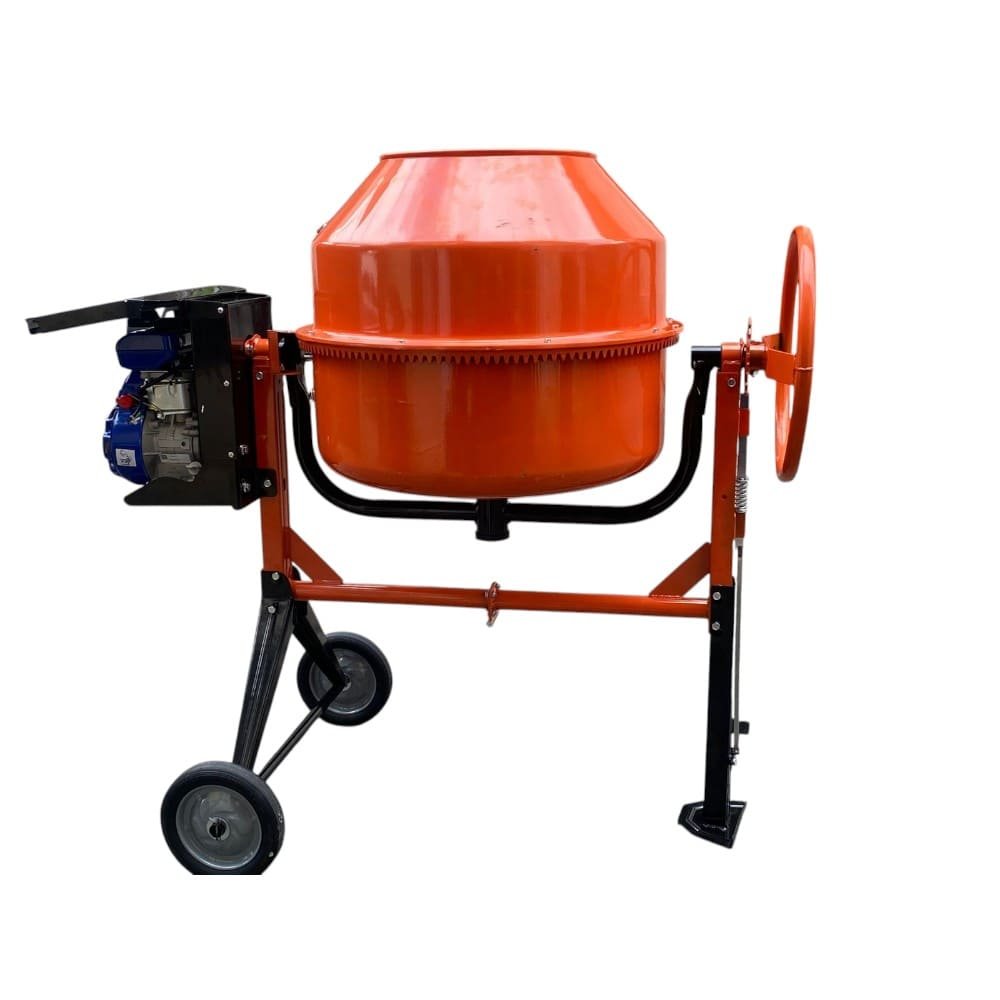 MEZCLADORA DE CONCRETO A GASOLINA CMG200 3HP 200 LITROS 1 SACO RHINO TOOLS