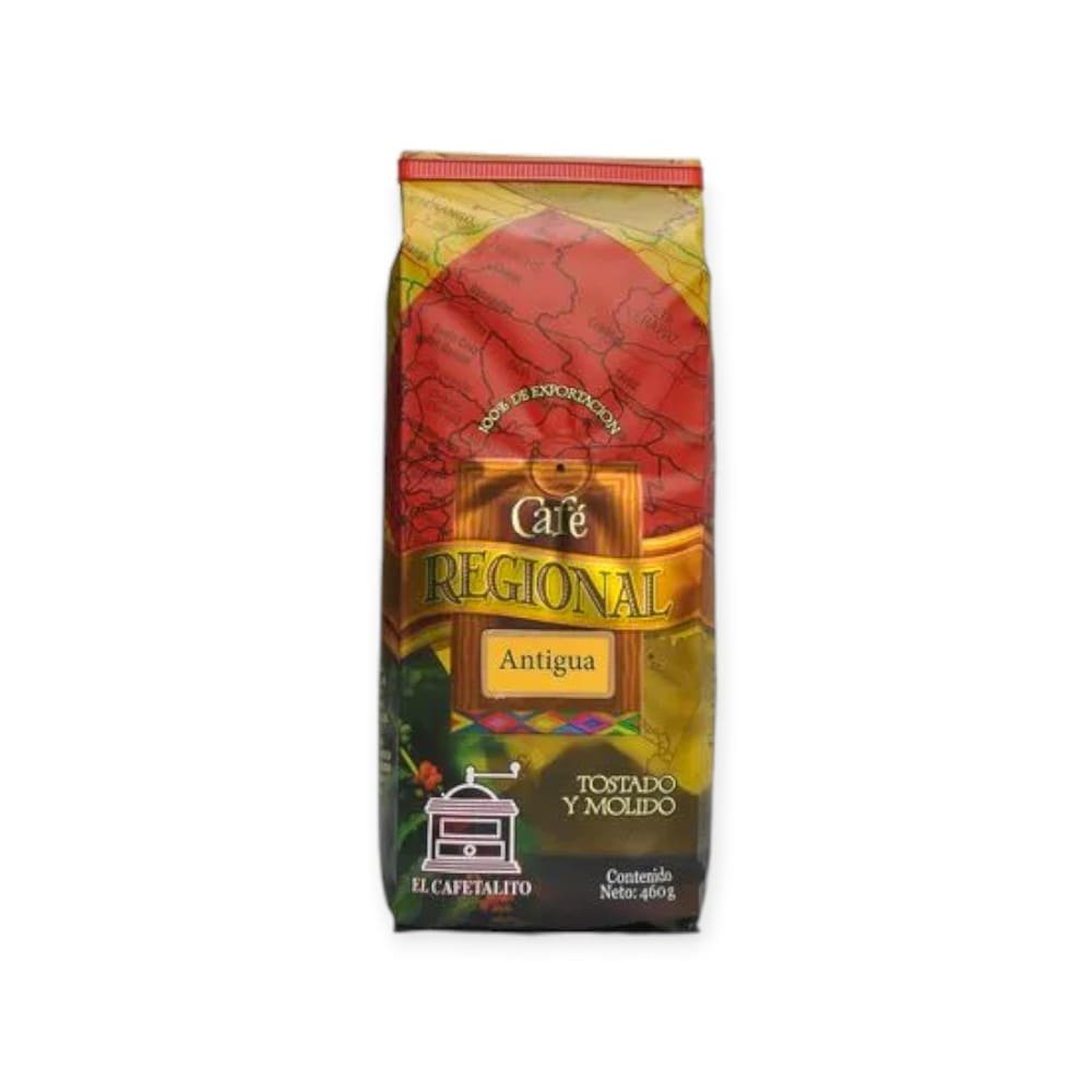 CAFE REGIONAL ANTIGUA MOLIDO 460 GRAMOS CAFETALITO