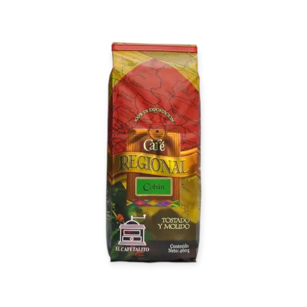 CAFE REGIONAL COBAN MOLIDO 460 GRAMOS CAFETALITO