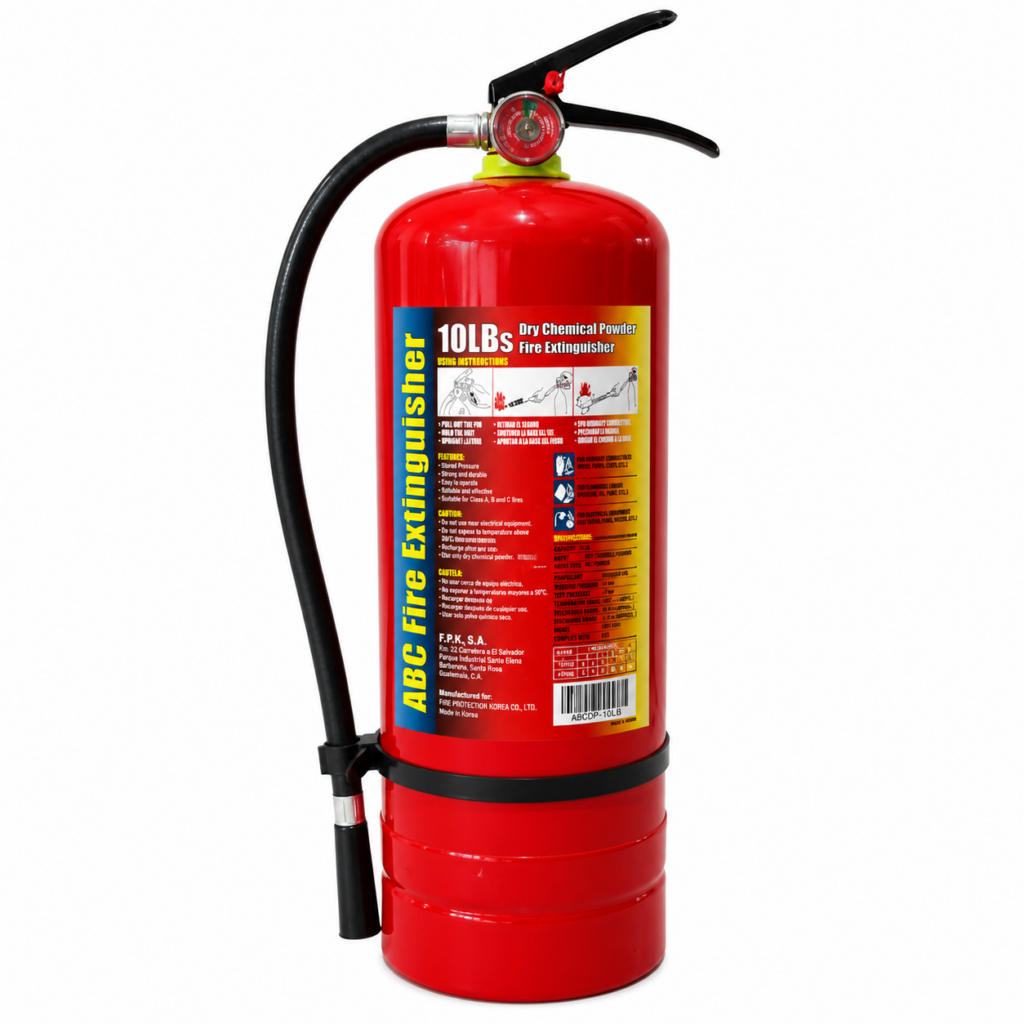 EXTINGUIDOR DE 10 LIBRAS ABC RECARGABLE