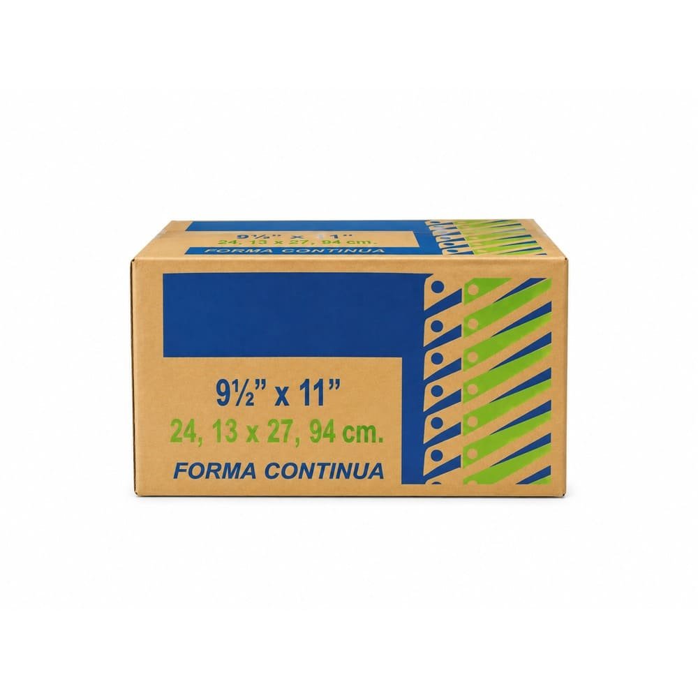 PAPEL CONTINUO PCFORM 3111 CX3600H. 1/2 CARTA 1 PARTE