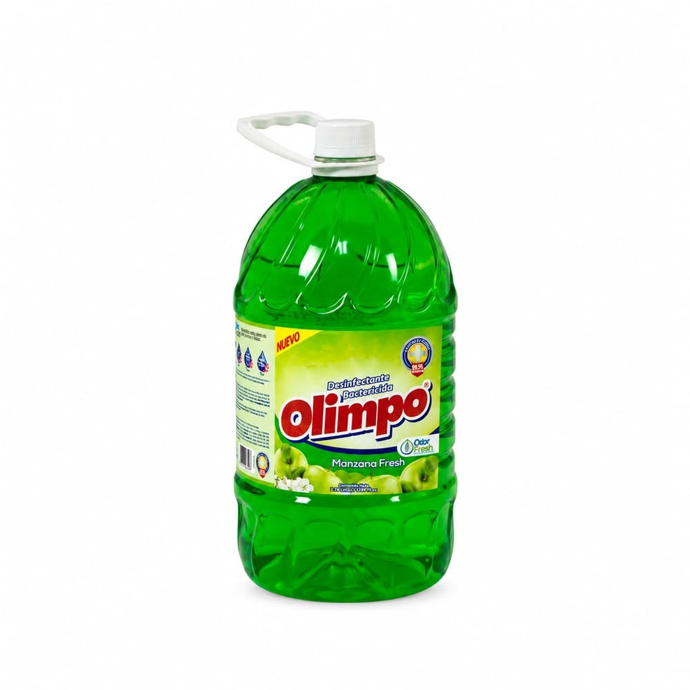 Desinfectante bactericida Olimpo Manzana Fresh de 3.78 litros